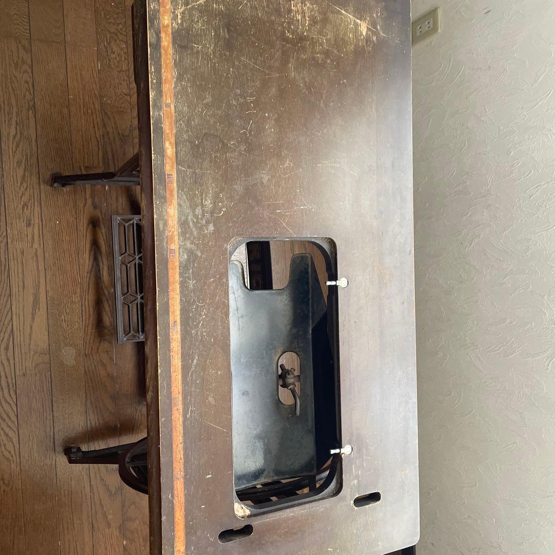 アンティーク　ミシン台　レトロ　RICCER ディスプレイ送料込み　ヴィンテージ