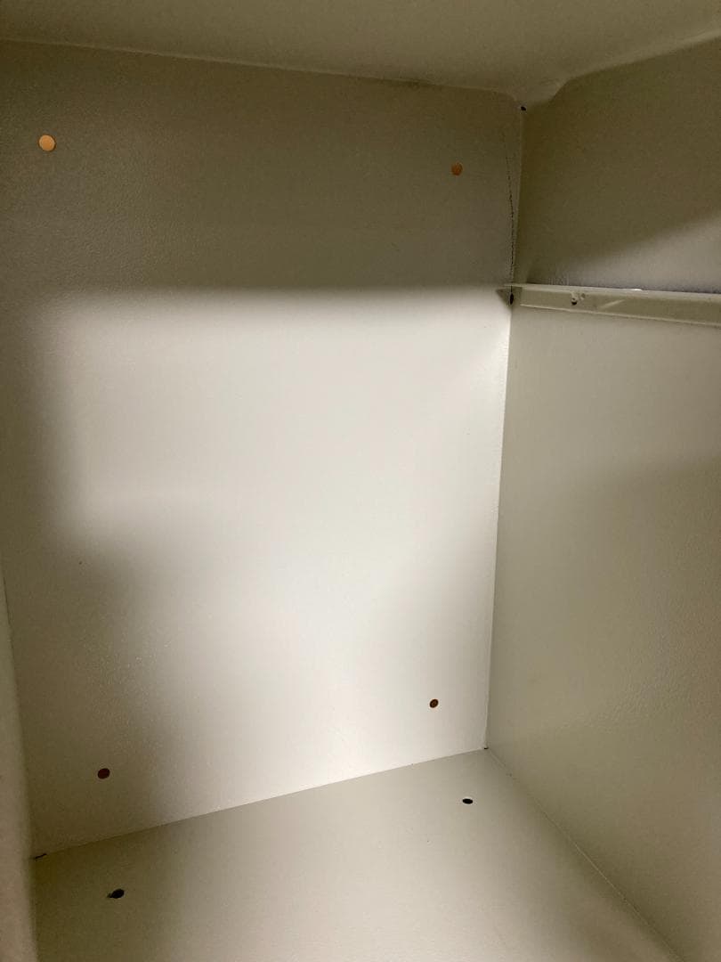 【容量60L・ベージュ】スチール製 鍵付きキャビネット 収納庫 書類保管