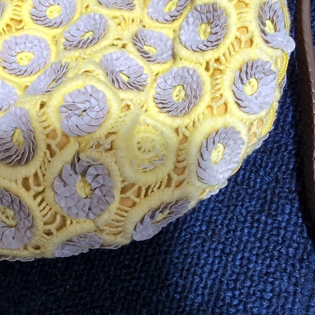 JAMINI PUECH イエローショルダーバッグ