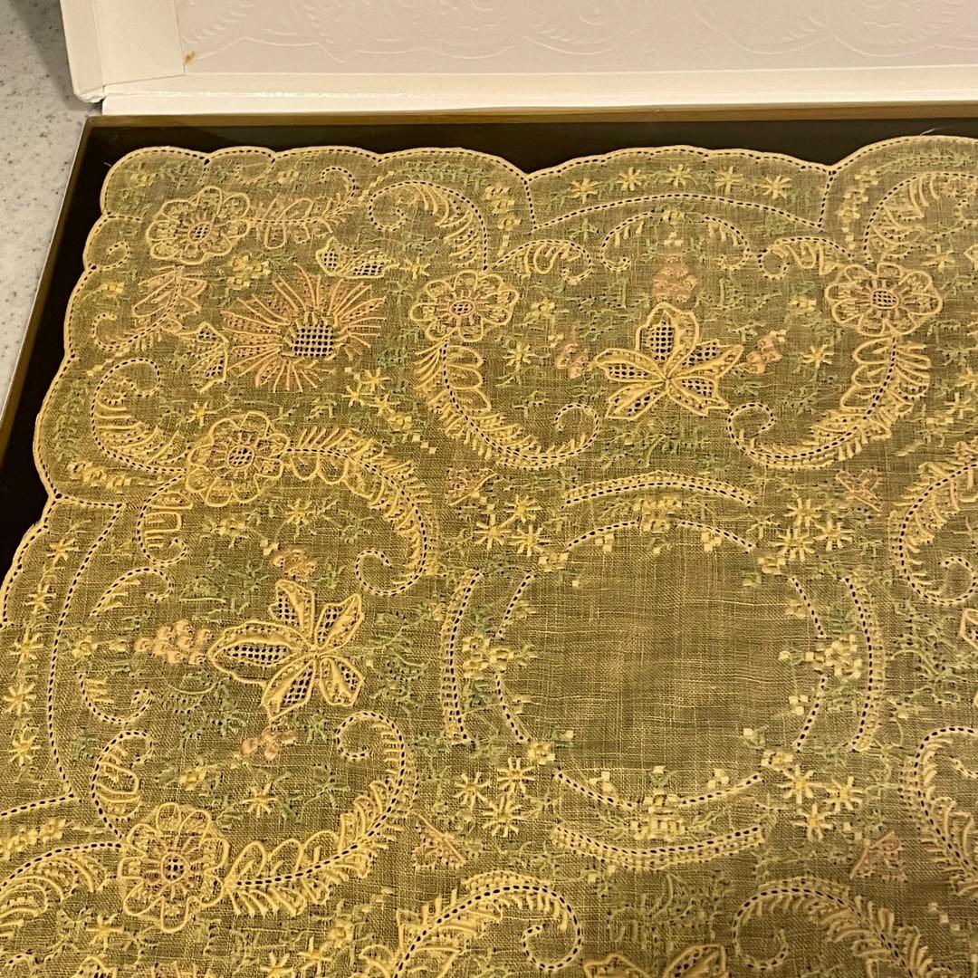 SWATOW スワトウ 汕頭 ハンカチ 中国製　手刺繍★