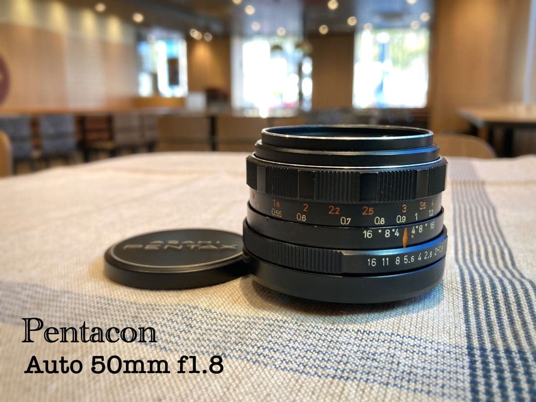 ★希少★PENTACON 50mm f1.8★pentax sp ★完動品＊美品