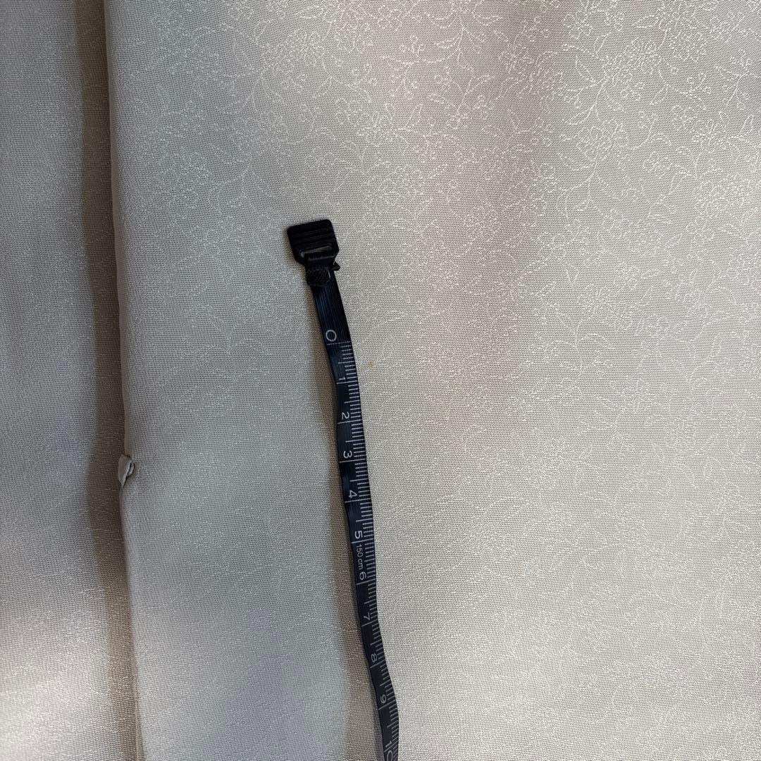 淡いグリーン 花柄刺繍 訪問着　美品　上品