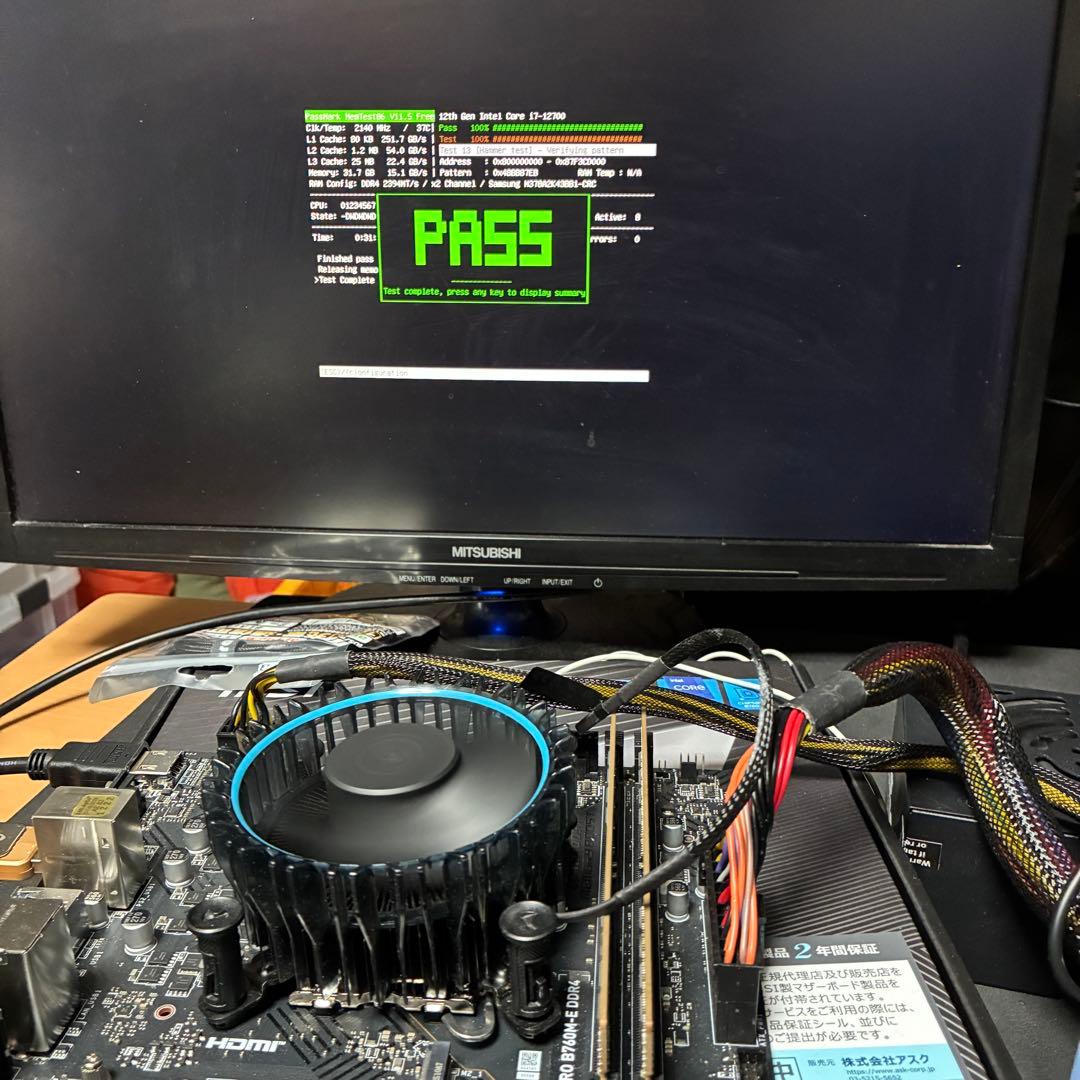 【MemTest+OCCT完走】 Samsung 16GB×2 32GB