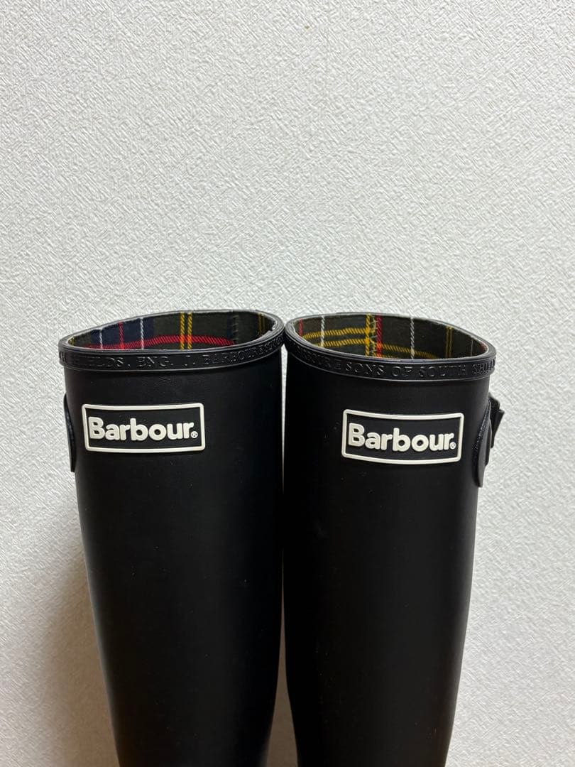 【美品】Barbour レインブーツ