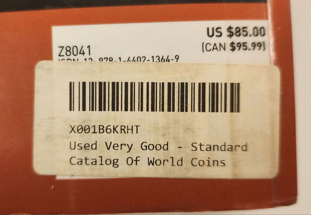 書 StandardCatalog of WorldCoins 1701-1800