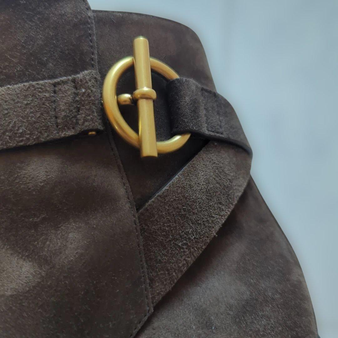 最終価格！極美品【HERMES】エルメス ショートブーツ ジル60ダークブラウン