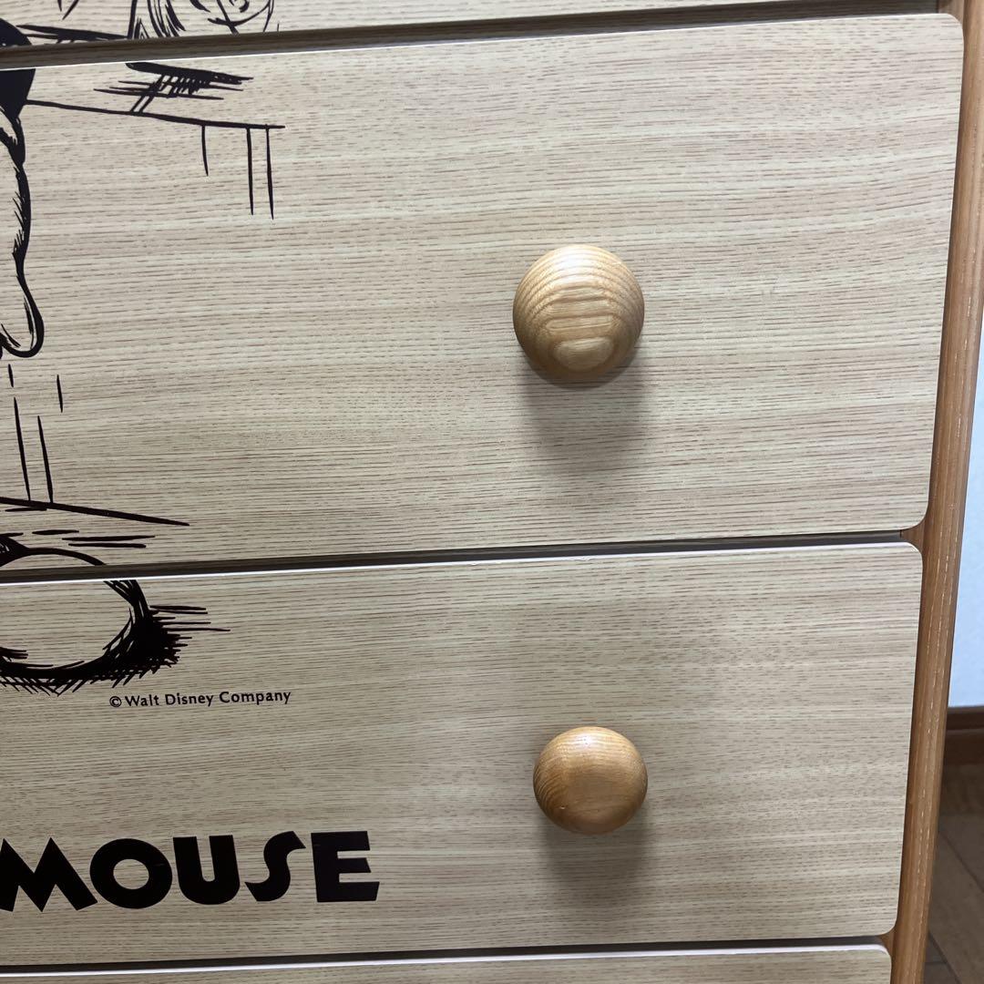 【匿名配送】Disney タンス レトロ ミッキーマウス チェスト 洋服タンス