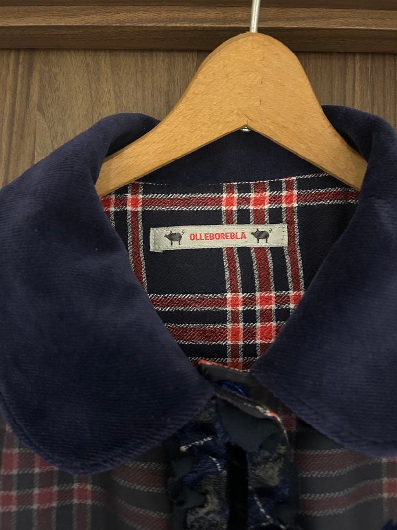 アルベロベロ　チェック柄 長袖シャツ