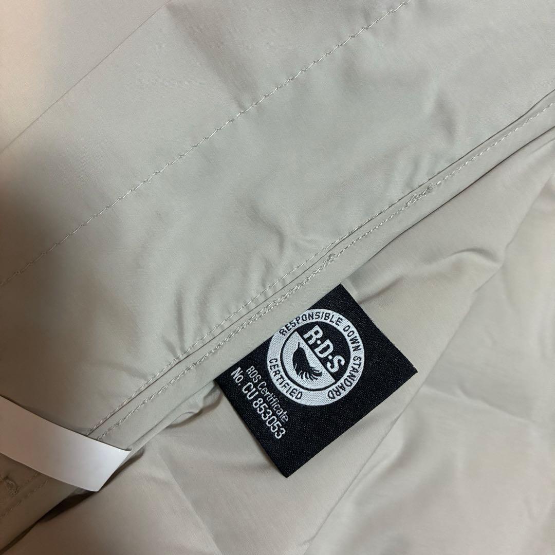 新品⭐️ノースフェイス　チューブダウンカーディガン　ベージュXL 韓国限定