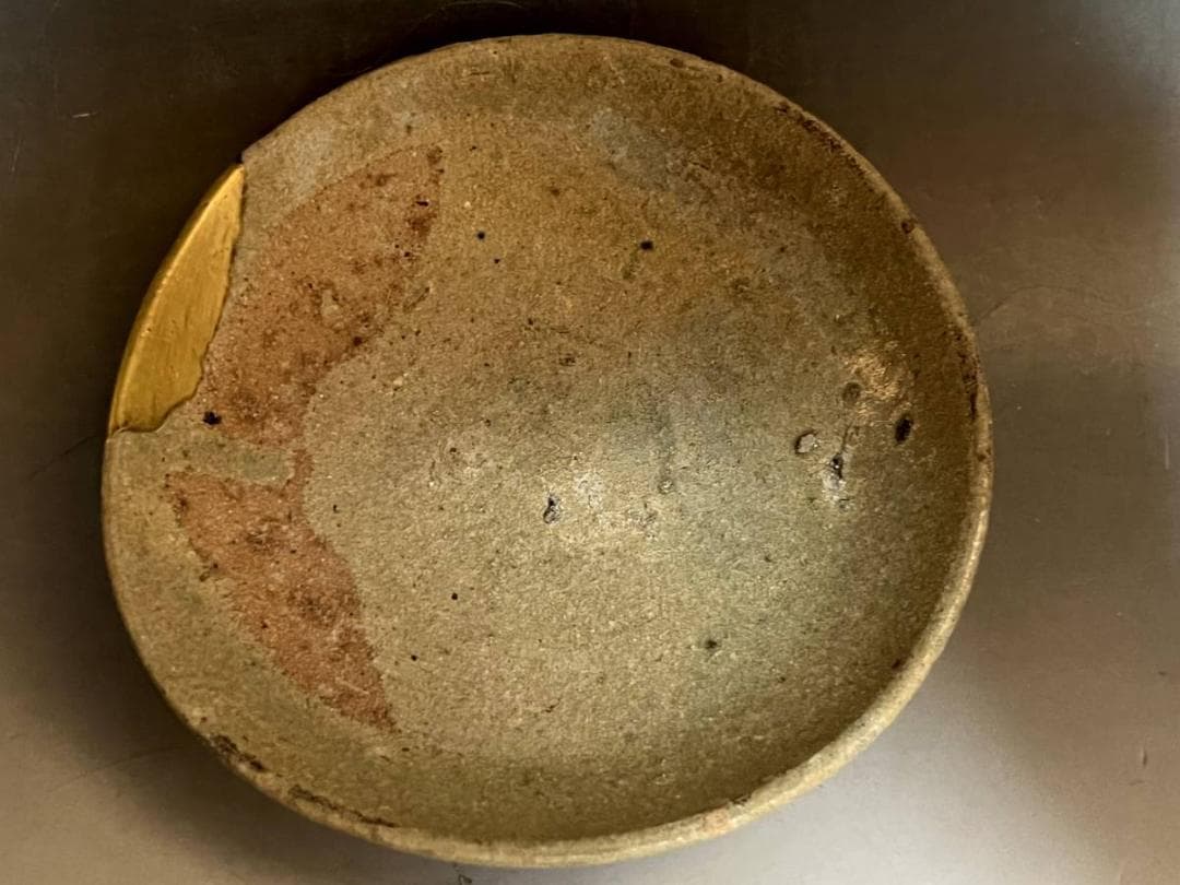 皿■古唐津小皿 2枚（江戸初期）平盃 伝世品 コレクター放出品 時代物 骨董品■