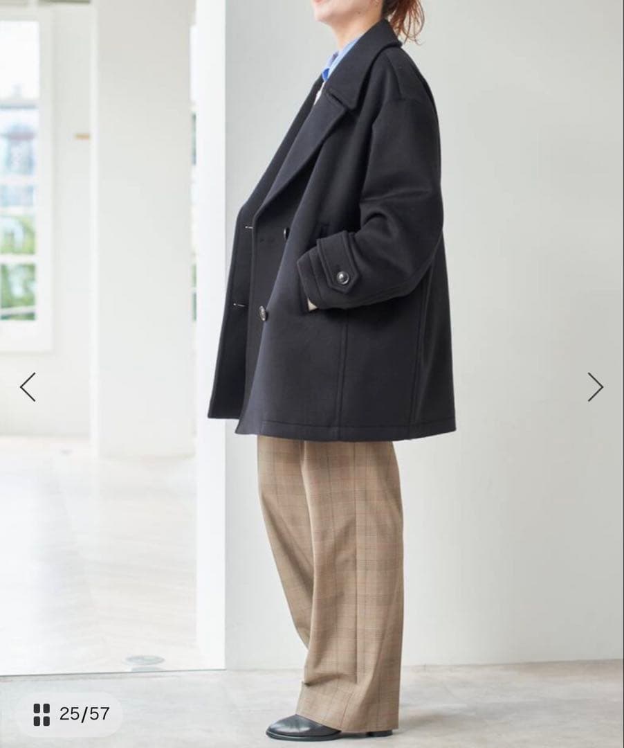 【Spick & Span】38 新品未使用　S160ビーバーPコート