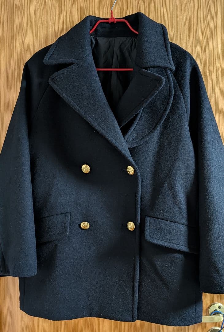 RIVE DROITE　今季ラグランPコート　38サイズ　ネイビー