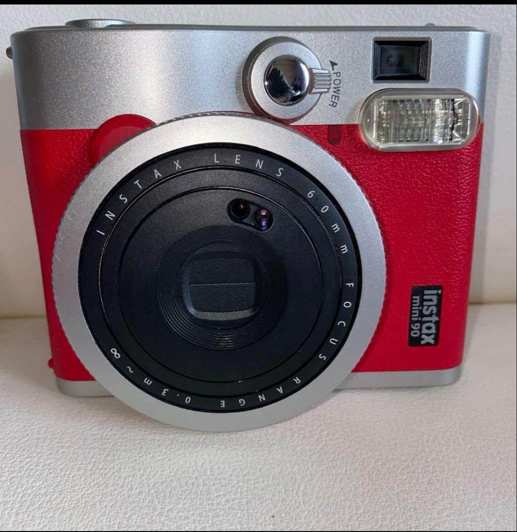 チェキ機本体 INSTAX MINI 90 ネオクラシック限定カラーレッド