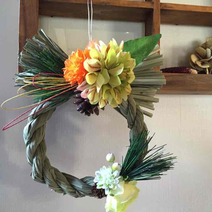 out imuimu様 ナチュラル モダン 2016しめ縄 リース