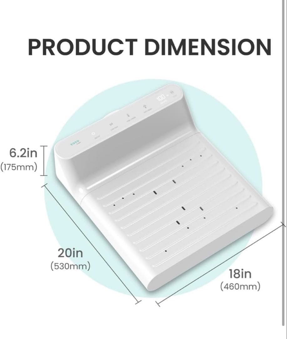 フット& ボディドライヤー 体重計付き 全身/足乾燥区分 温度&風量調節可能