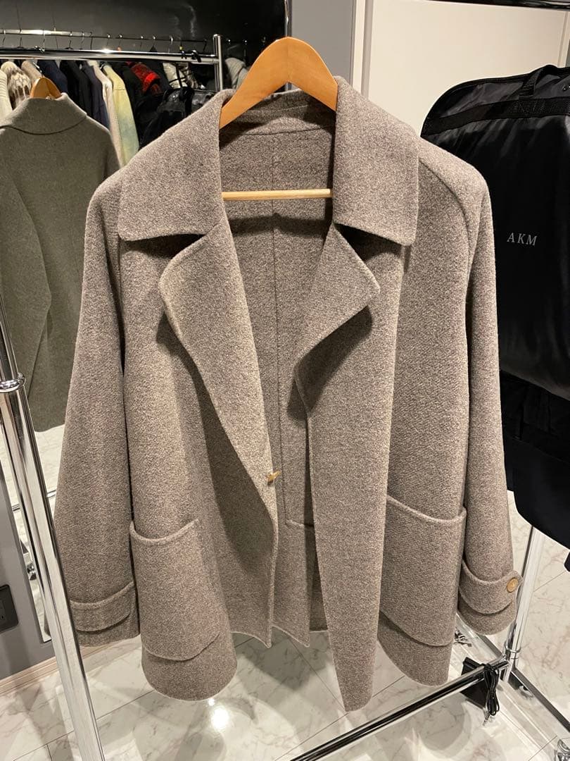 美品YLÈVE WOOL DOUBLE CLOTH SHEEPCOATサイズ 4