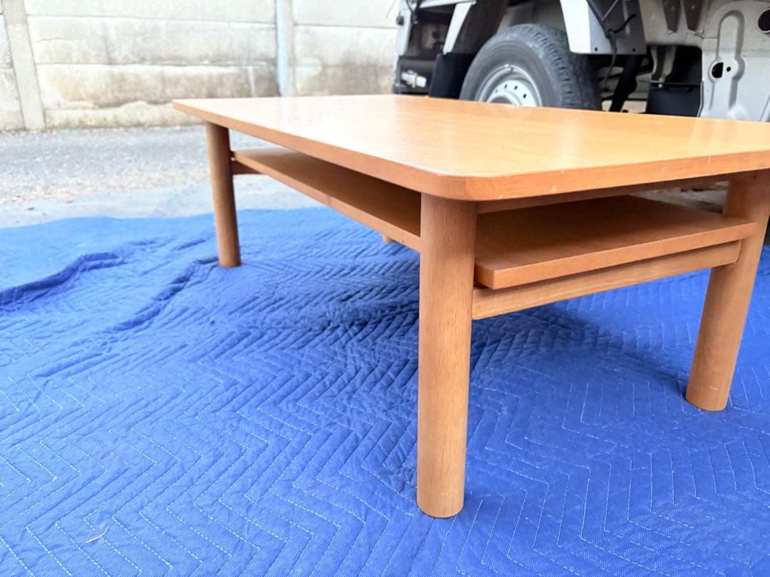 【MUJI/無印良品】ローテーブル/オーク材