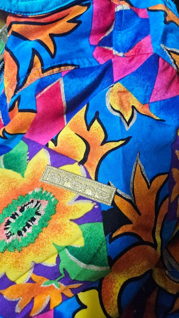 PHENIX 花柄 スキーウェア 上下セット 昭和レトロ レディース