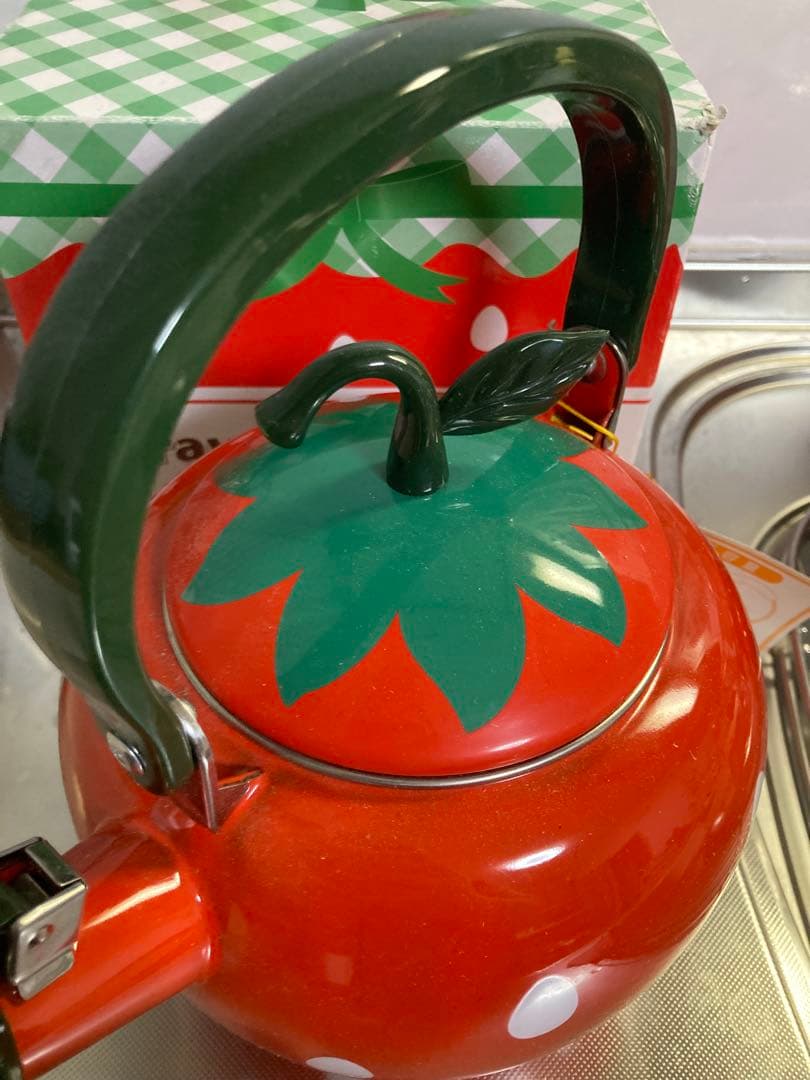 ホーロー製ケトル　いちご　レトロ　超レア　レトロポップ