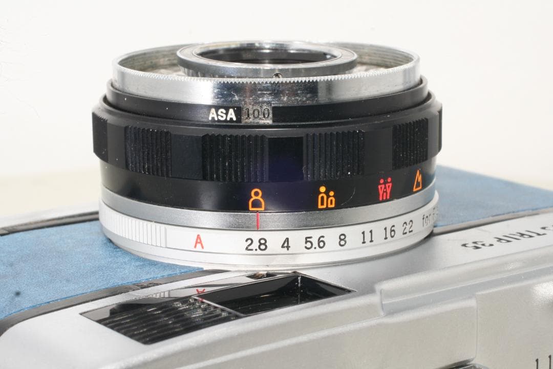 【整備済/完動品】オリンパス OLYMPUS TRIP35 癒しのアクアマリン