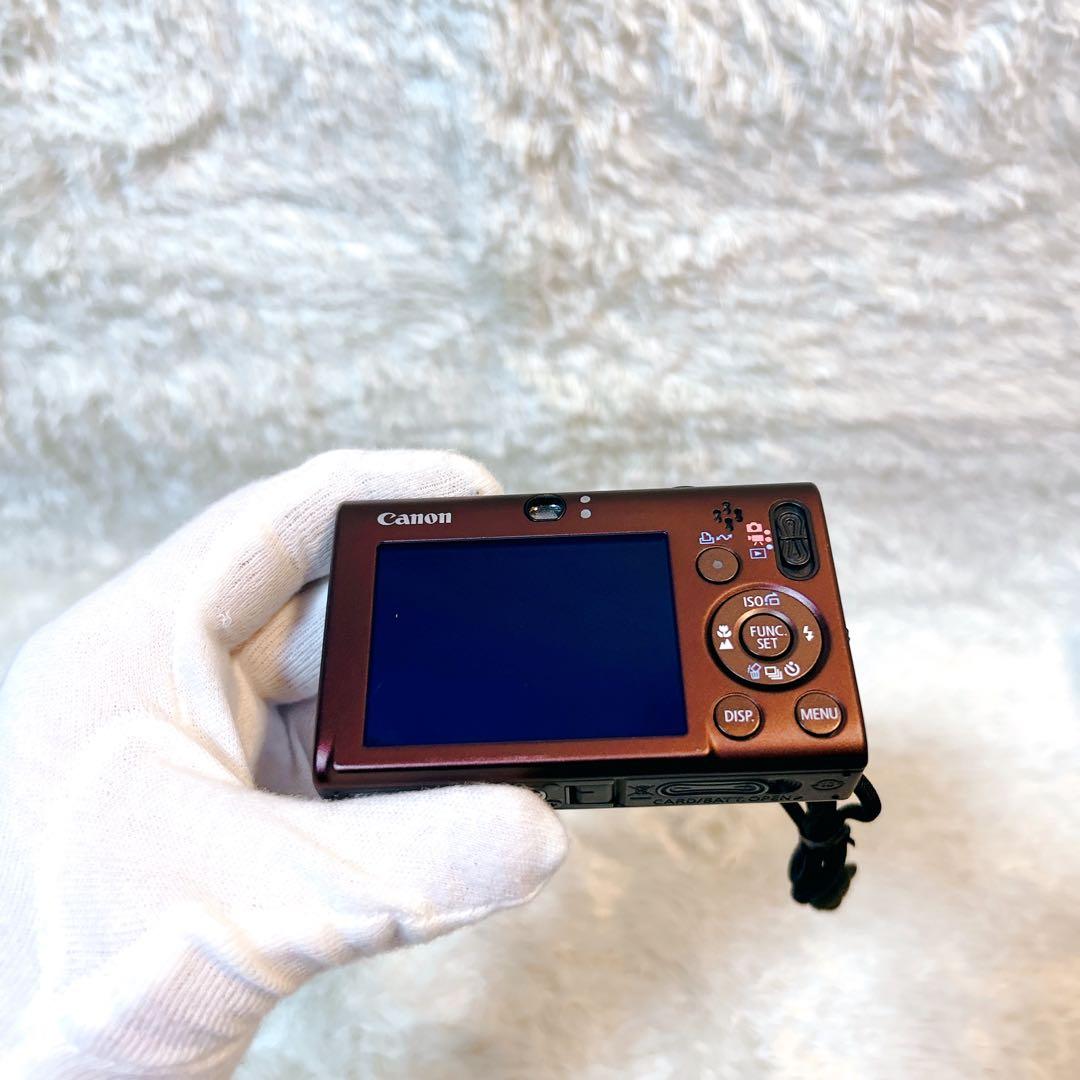 極美品 動作確認済 Canon IXY 20IS ブラウン デジカメ バッテリー