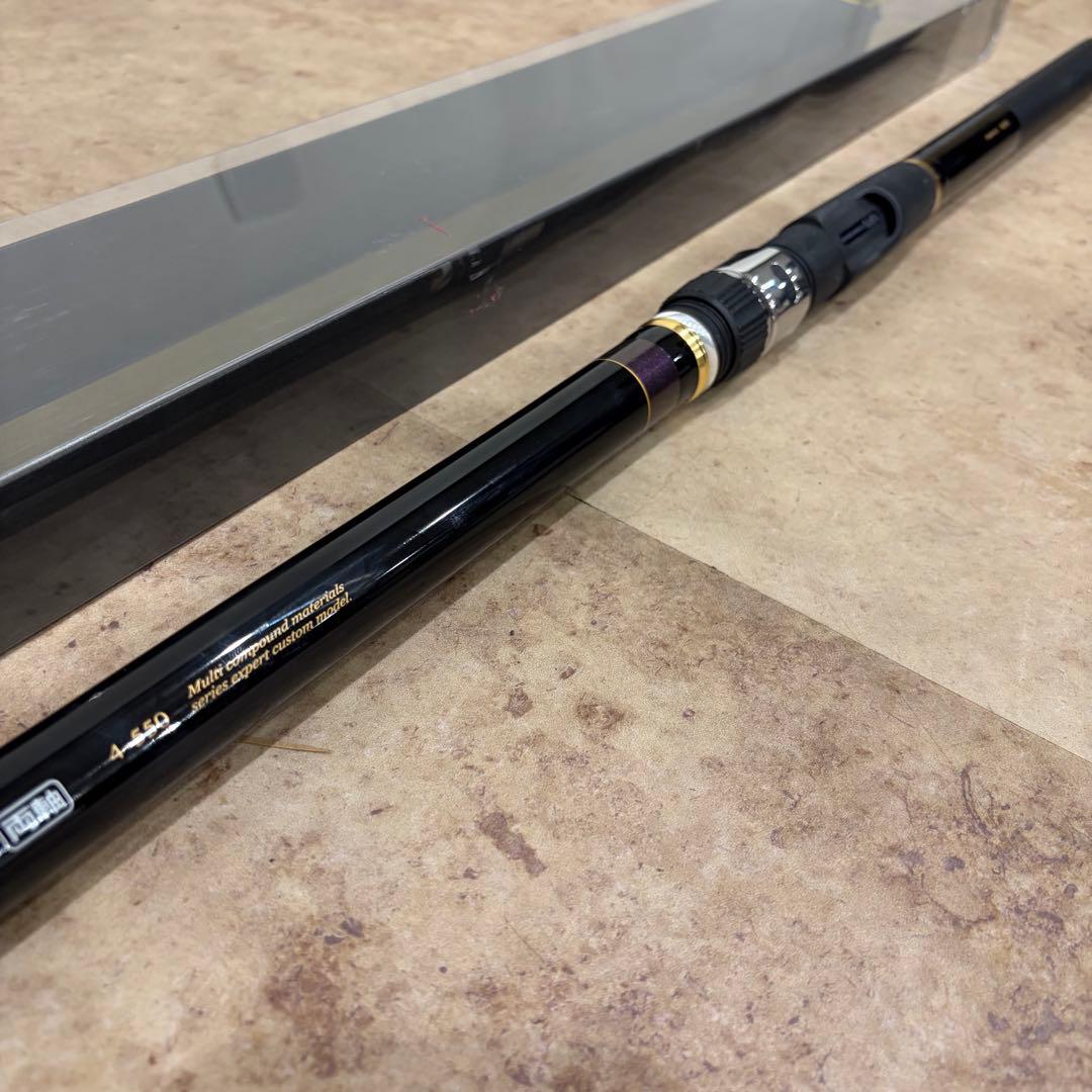 イングラム 両軸 4号 5.5m 美品 宇崎日新 遠投 4-550 カゴ釣り