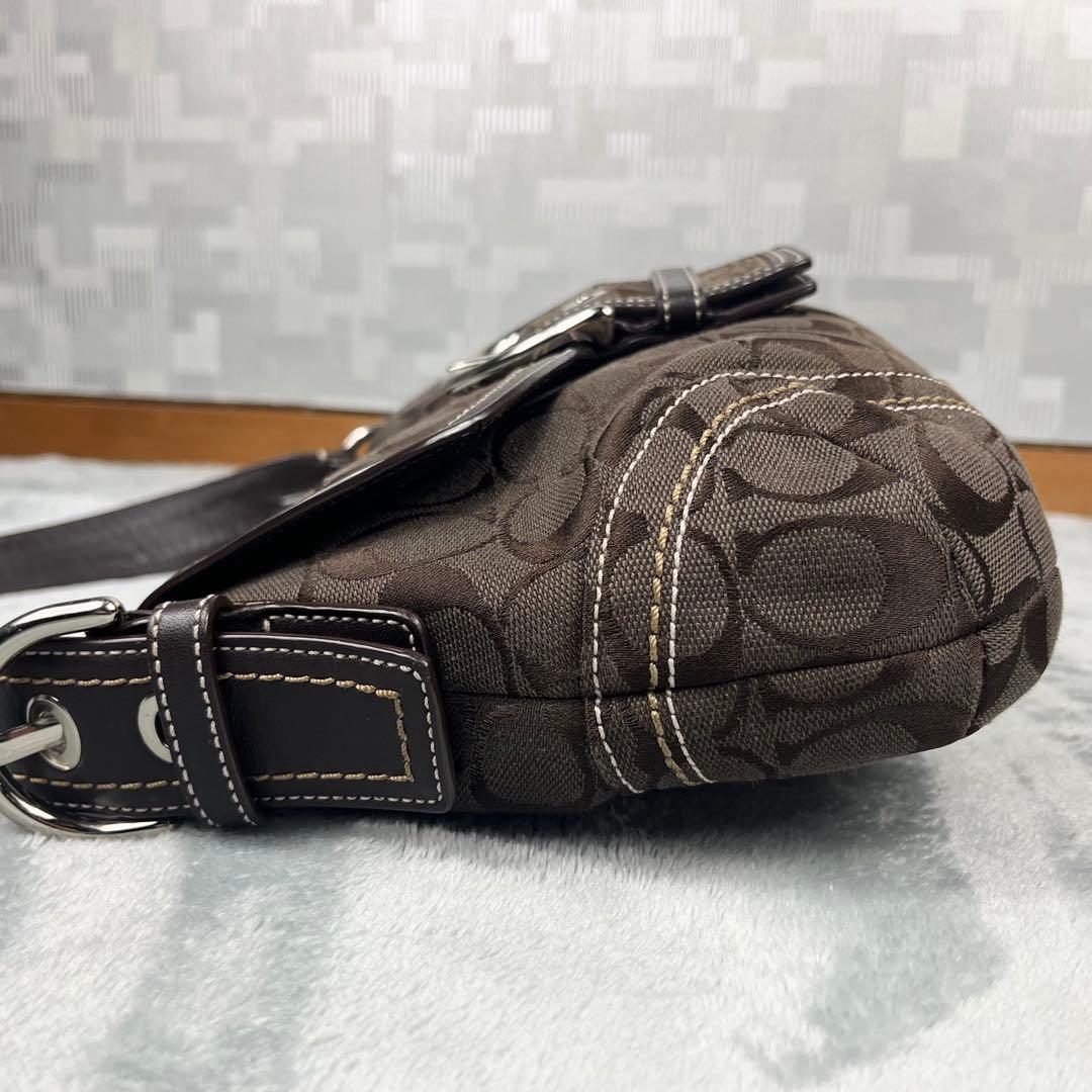 バッグ Vintage Coach Soho Brown Bag Signature