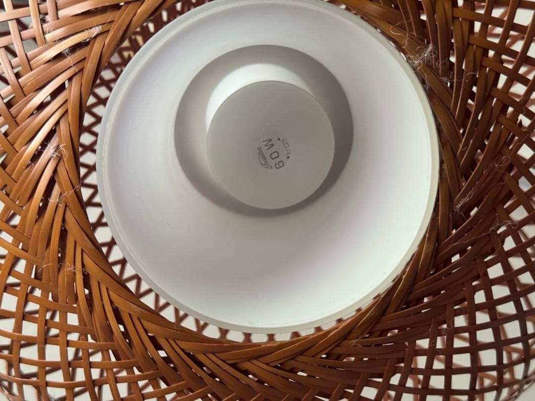 ヴィンテージ 民藝 昭和 レトロペンダントライト 竹細工 イサムノグチ 柳宗理