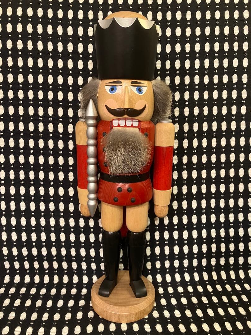 くるみ割り人形 ドイツ キング 王様/白の王様 2体セット（まとめて）