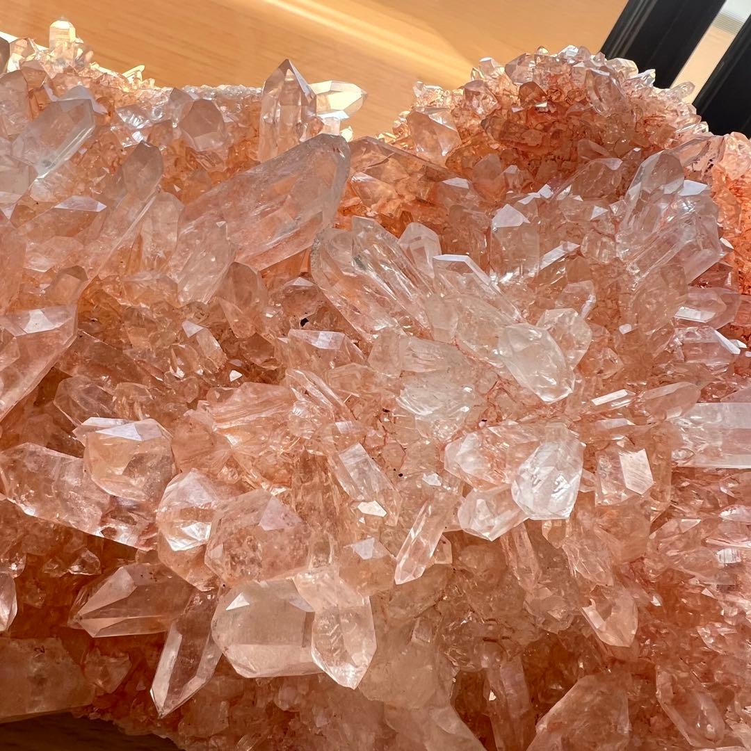 極上　ヒマラヤ　特大ピンククォーツクラスター