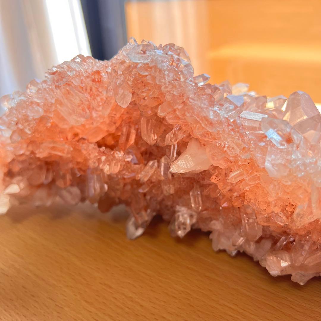 極上　ヒマラヤ　特大ピンククォーツクラスター