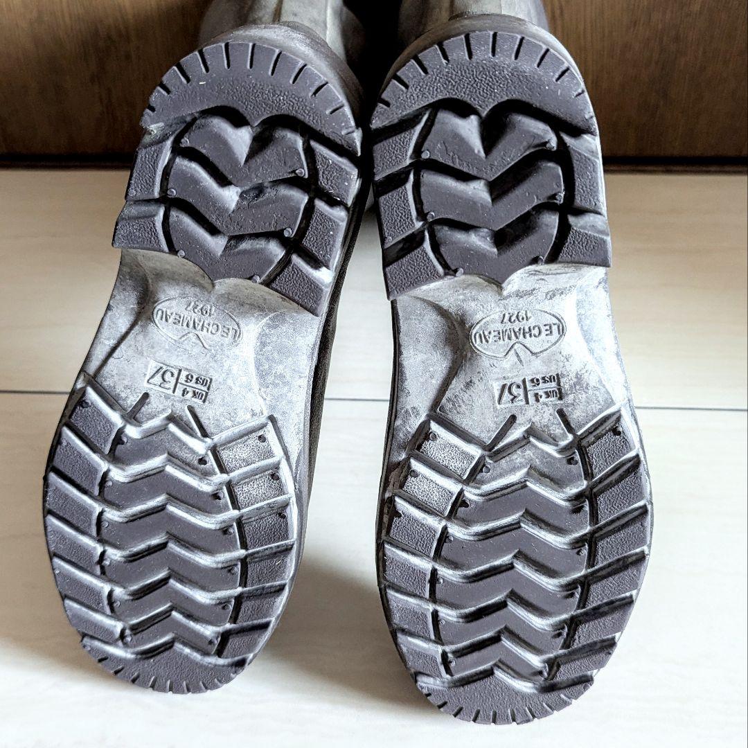 LE CHAMEAU ルシャモー オールトラックス レインブーツ ボア 37