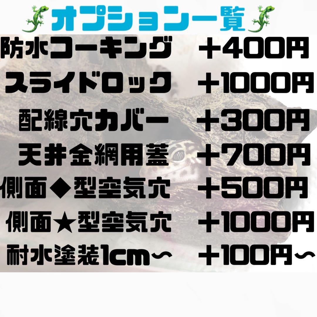 爬虫類ケージ　爬虫類飼育ケージ　90×45×45サイズ　天井金網仕様