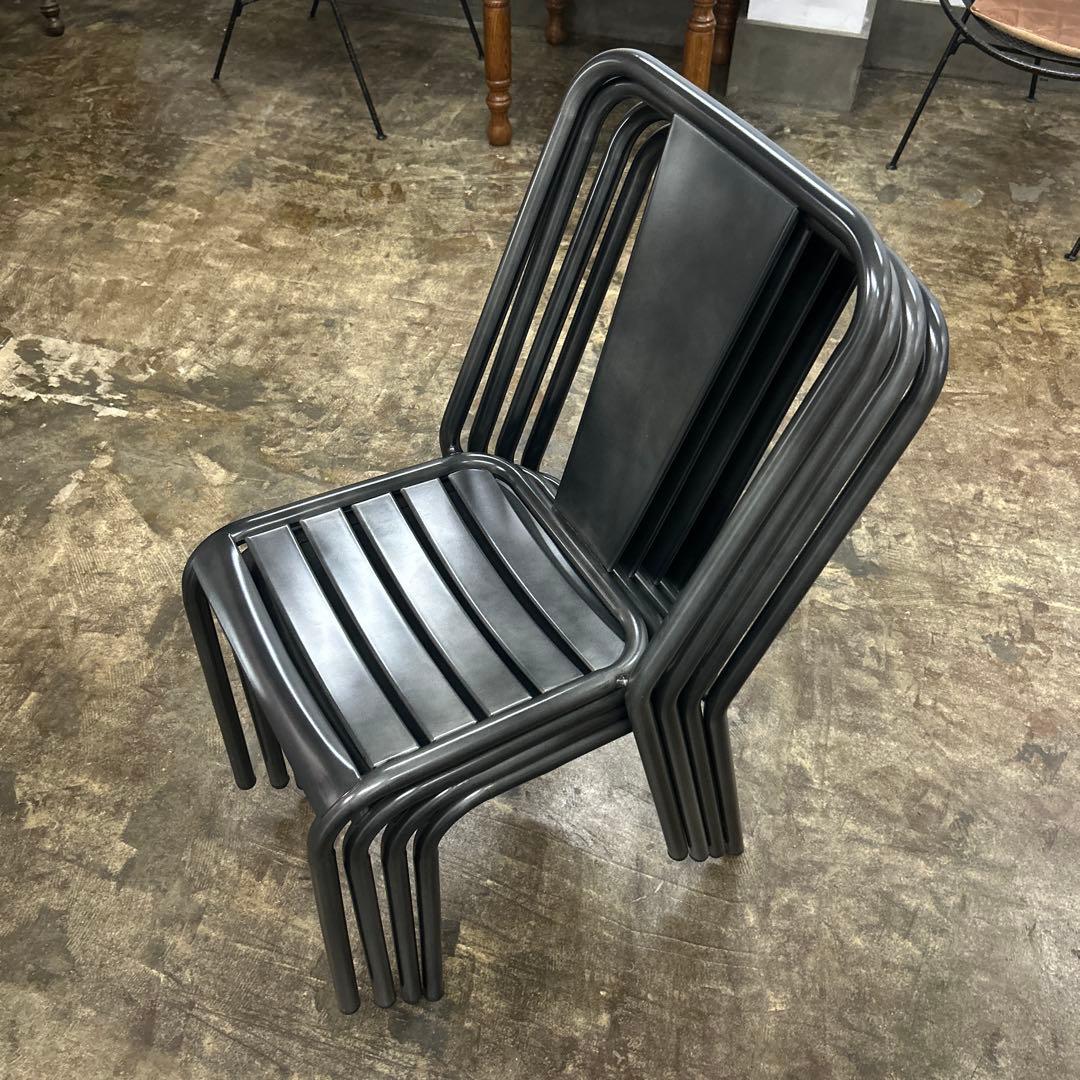 【5脚】スチールチェア インダストリアル