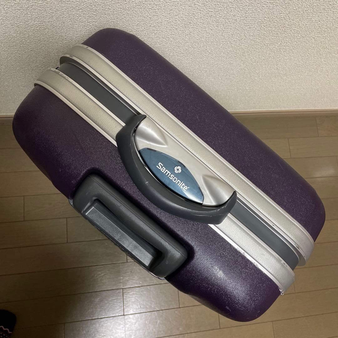 サムソナイト スーツケース キャリーケース タイヤ新品 ！紫