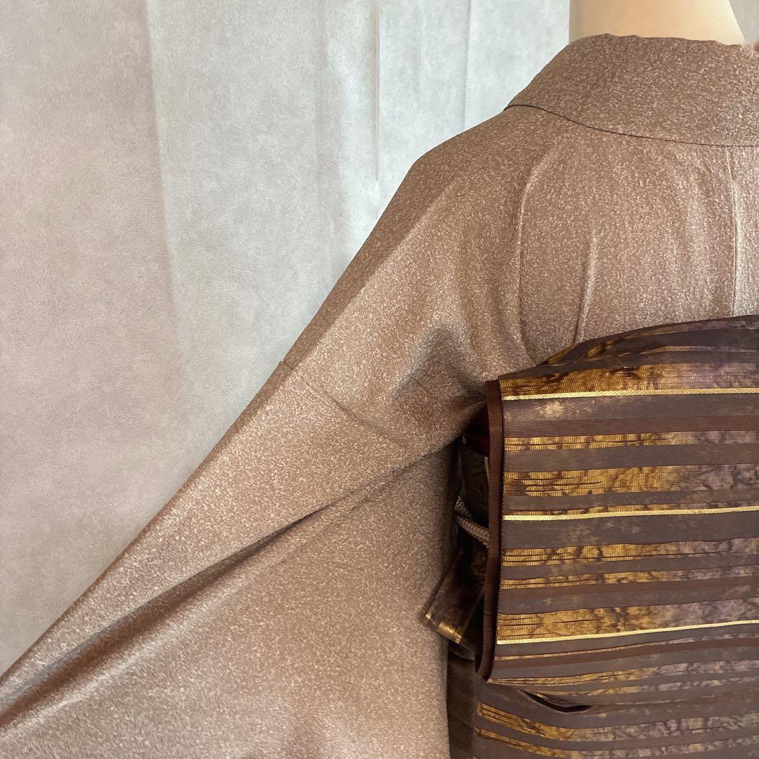 〈長襦袢➕〉訪問着　フルセット　着物　正絹　卒業式　オリエンタル　唐草　J10