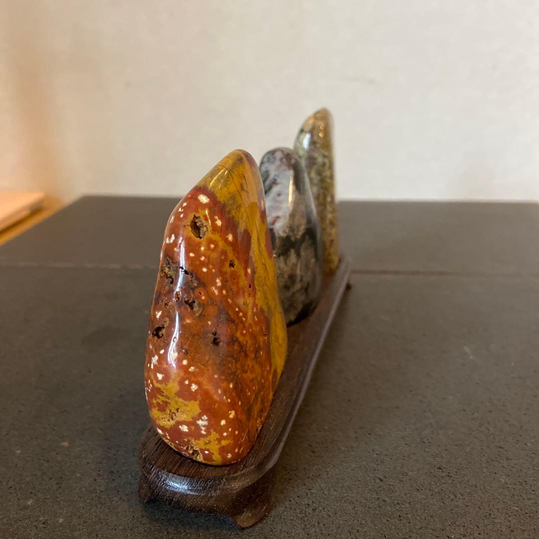 歳末フェア価格　根尾谷の美石　★鑑賞石　菊花石　桜石　孔雀石