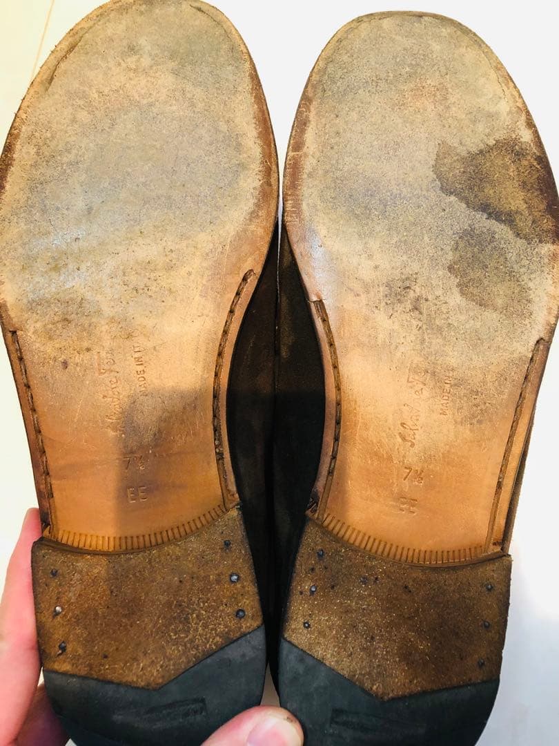 ★美品★定価10万オーバー！ サルヴァトーレフェラガモ ガンチーニ スエード