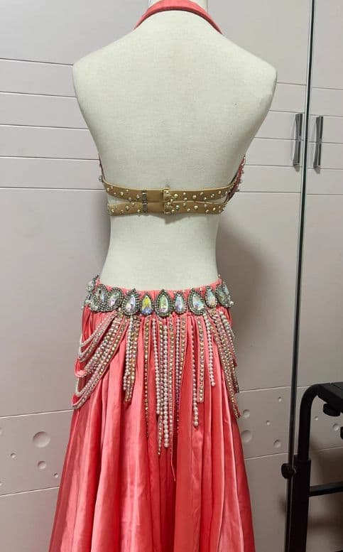 お得 美品一点物 ベリーダンス衣装 スカートセットM コスチューム