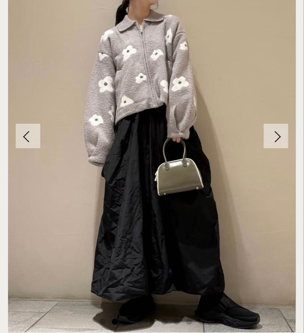 emmi エミ　ブルゾンライクカーディガン