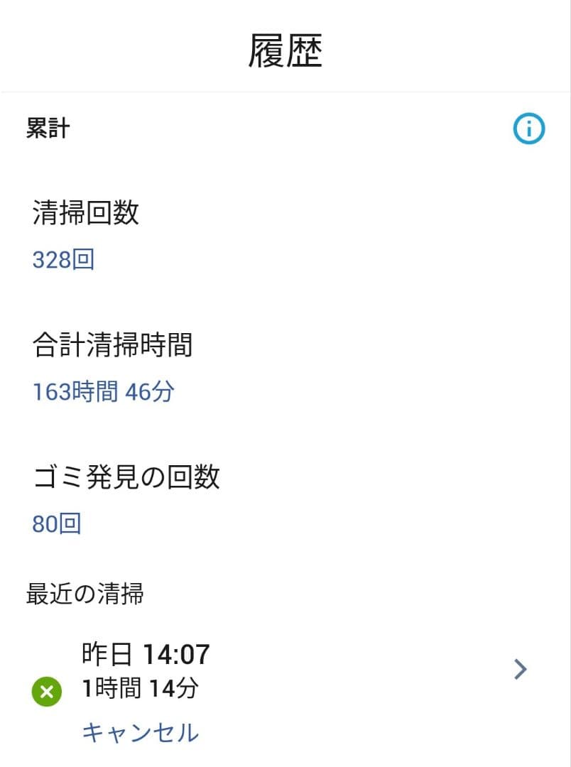 ルンバiRobotルンバe5使用170時間未満良好