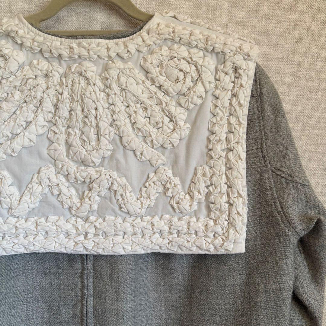 Pheeta Annabel Shirts フィータ つけ襟付きウールシャツ