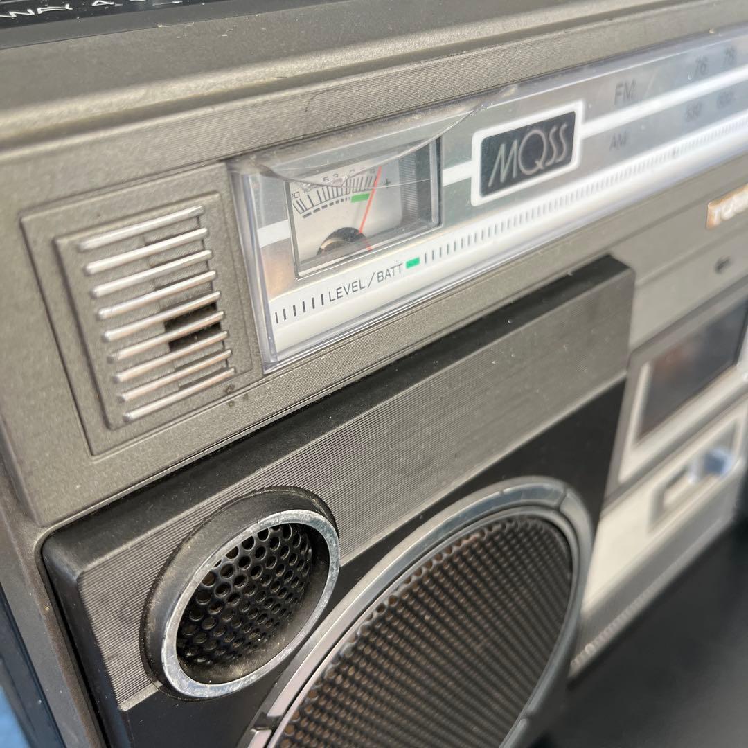 昭和レトロ東芝 TOSHIBAステレオラジオカセットレコーダーRT-8360S