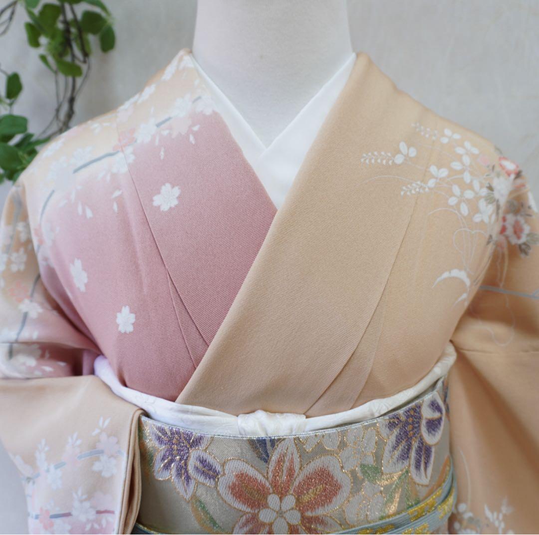 訪問着フルセット　293▪︎ 正絹　卒業式　入学式　お宮参り　七五三　披露宴