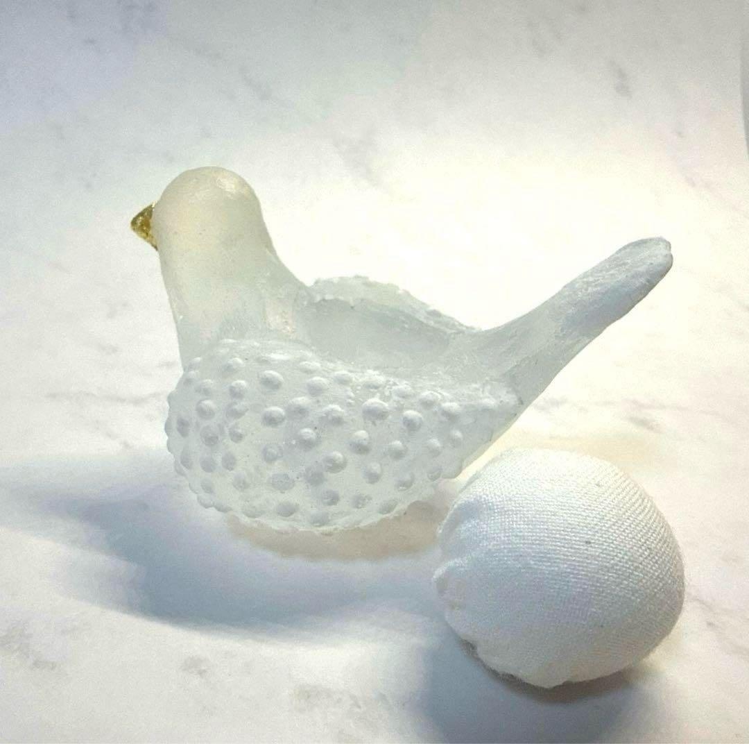 安達知江 鳥 ガラス オブジェ