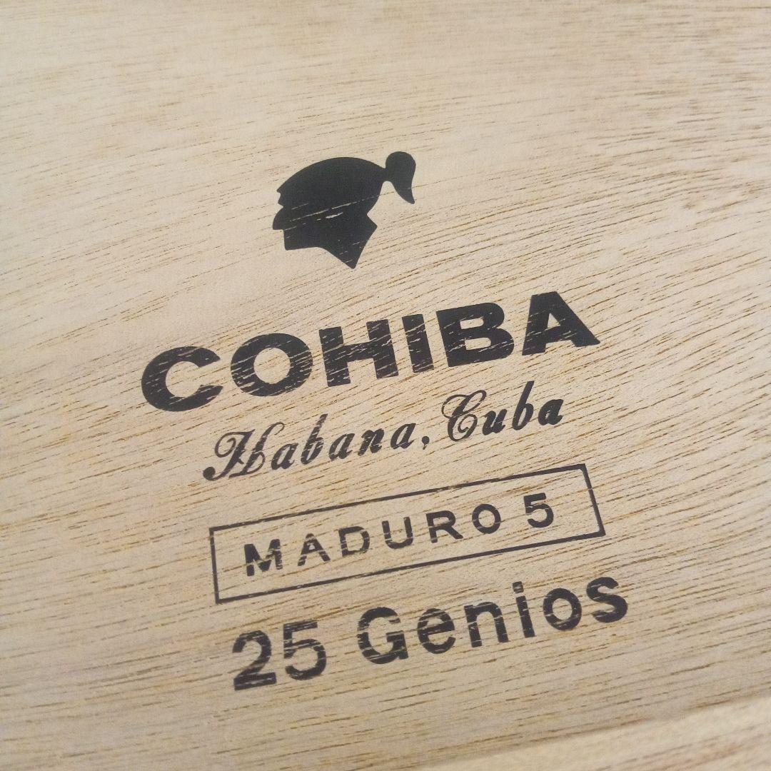 【葉巻空箱】ビックサイズ•COHIBA MADURO 5