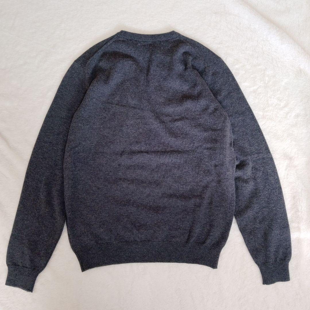 ETRO エトロ　ウールニット　水彩画模様　総柄　イタリア製　グレー　L