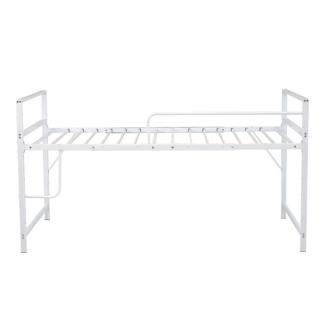 【高さ110cm】ロフトベッド 親子ベッド パイプベッド キャスター付 収納