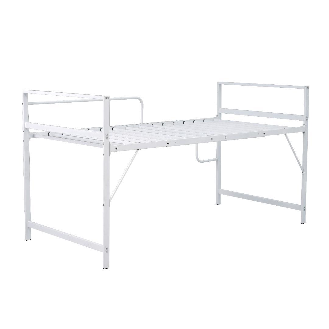 【高さ110cm】ロフトベッド 親子ベッド パイプベッド キャスター付 収納