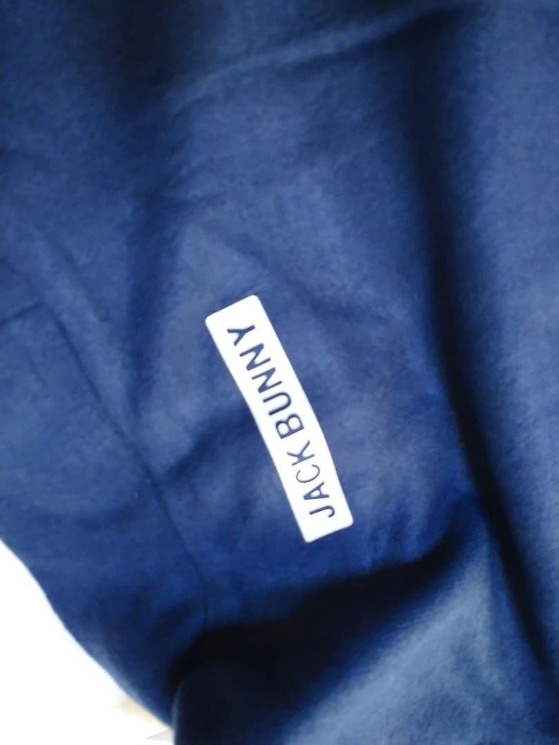 ネイビー 5サイズL ハイネック 長袖 ジャックバニー メンズゴルフウェア